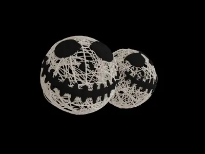 Halloween Jack Skellington Decoration 3D model