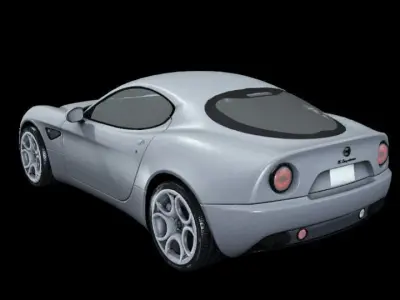 Alpha romeo 3d - game creation - animation-iclone -unreal-unity 3D model