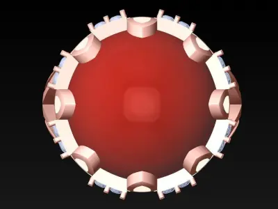 Stone Ring  - Womens Ring  - N382422 3D print model