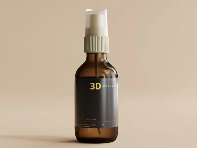 Cosmetic Spray Bottle 3D model