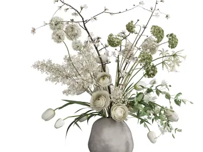 Flower In Vase 97 3D model