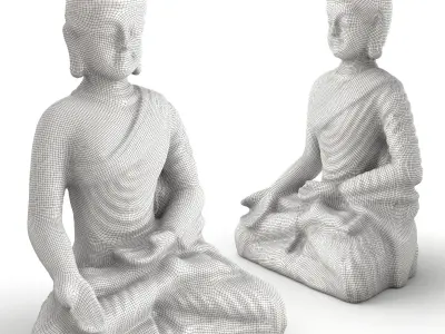 Buddha figurine 3D model