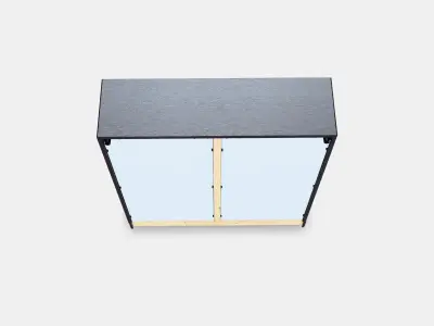 HAVSTA Glass-door cabinet with plinth Low-poly 3D model