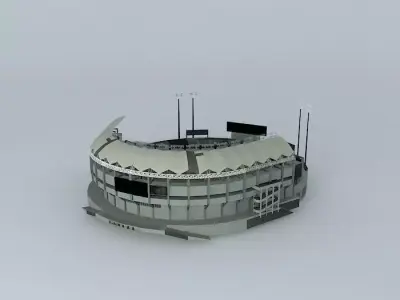 Chengcing Lake Baseball Field Kaohsiung Taiwan Free 3D model