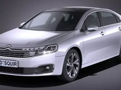 Citroen C6 2017 3D model
