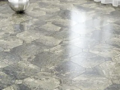 Mrf Floor Stone06 Low-poly 3D model