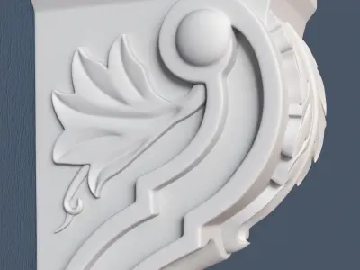 Decorative Corbel 3D model 6