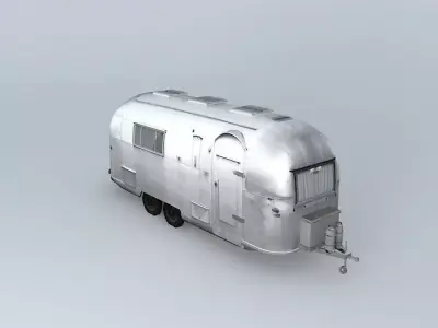 Airstream Old Wreck Dummy Free 3D model
