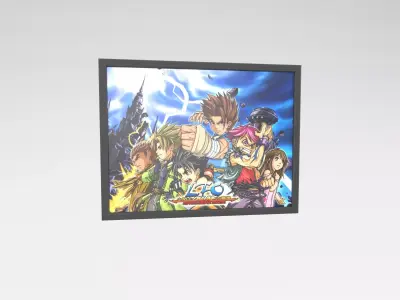 Little Fighter Online Painting v1 006 Free low-poly 3D model