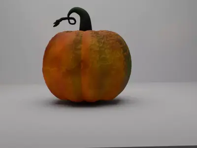 Halloween Pumpkin 3D Model 3D print model
