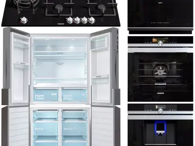 siemens kitchen set 3D model