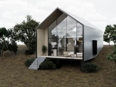 Level House by FGM 3D model