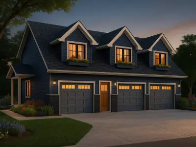 2-Bedroom Double Storey House  Full 3D Model 3D model