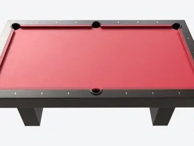 Billiard Pool Table 9-foot 02 3D model