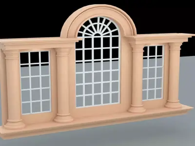 Modern Wall Panel 3D model