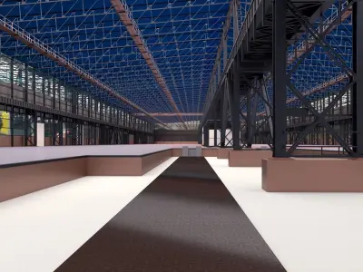 Industrial-Warehouse 3D model