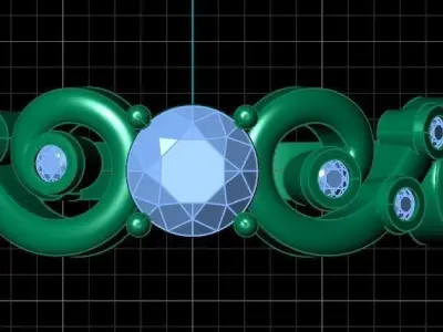 Earrings 59 3D print model