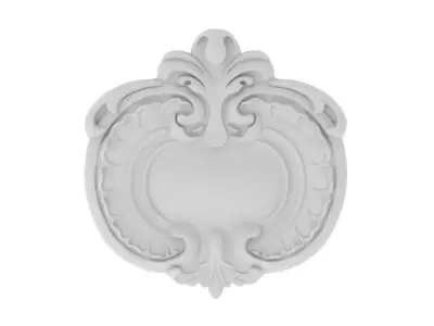 Cartouche Ornament 006 3D model
