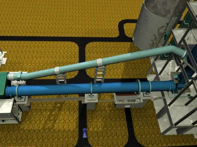 Kiln Hot Air Duct Free 3D model