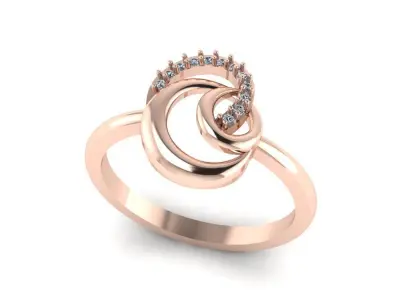 Jewelry Diamond Ring 3D Print Model 3D print model purchase