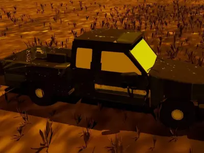 Basic Truck Textured  3D model