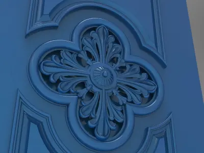 ARCHITECTURAL Door 02 3D model