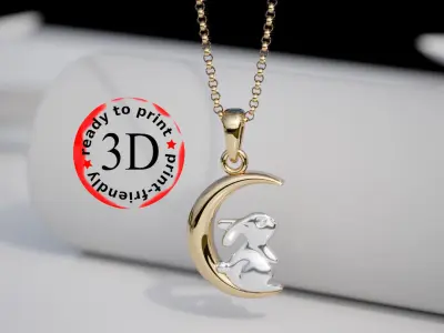 Pendant for easy printing 3D print model Free 3D print Free 3D print model