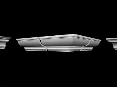 70 Ceiling Base Mesh Low-poly 3D model