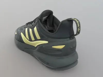 Adidas ZX 2K Boost 2-0 sneaker Low-poly 3D model