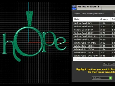 JOY ALPHABET PENDANT 3D PRINTABLE MODEL  3D print model