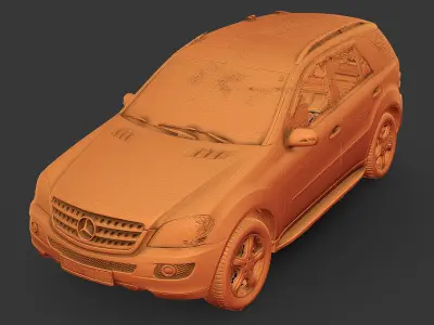 Mercedes W164 RAW Scan 3D model