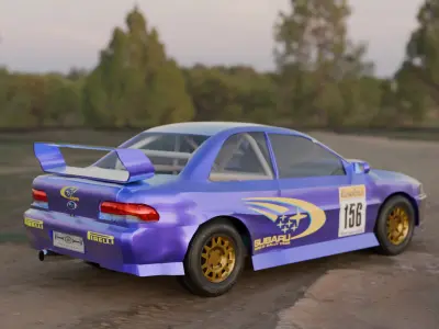 Subaru Impreza gc8 3D model