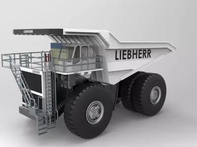Libherr Truck 3D print model