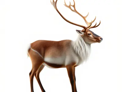 Elegant Reindeer Model Pack for D Environments Low-poly 3D model