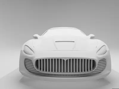Car Hight Poly 3D Model 3D model
