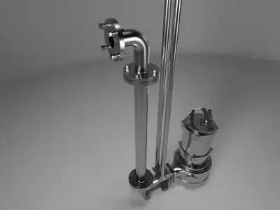Sewage Pump 3D model