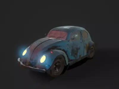 Volkswagen Beetle Vintage 3D model