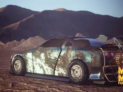 Concept Car and Animation 3D Model 3D model