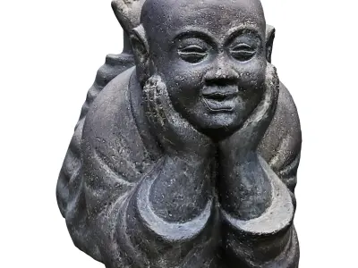 Garden sculpture Little Buddha 3D model