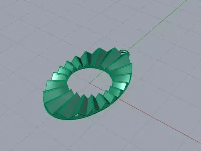 Single pendant or necklace Free 3D print model