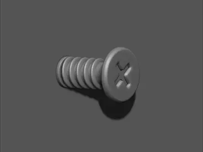 Screw Wall Hook 3D print model