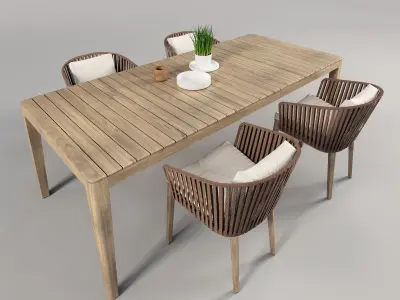 Mood Outdoor Table 3D model