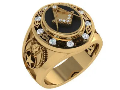 Engraving Ring 4450 3D print model