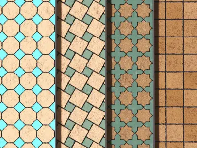 Paving PBR Mtl collection A Texture
