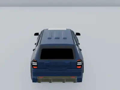 toyota 4runner trd pro Low-poly 3D model