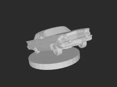 vintage lowrider american car 3D print model
