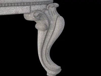 Leather chair 3D model