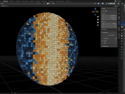 Modern Wall Decor Sculpture 3D model