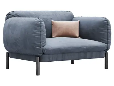 Tarantino Sofa 151 By Ghidini1961 3D model