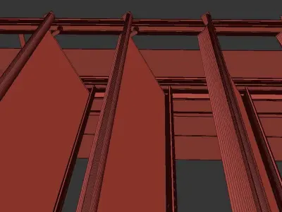 Bioclimatic pergola 3D model
